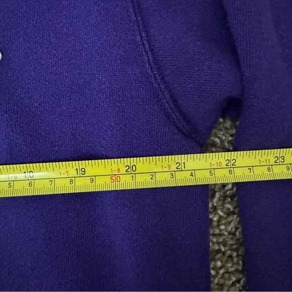 Vintage Morning Sun Women’s Hot Air Balloon Purple Crewneck Sweater Size Large - Picture 6 of 8